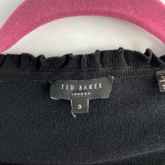 Ted Baker Long Sleeve V-Neck Sweater - Picture 12 of 13